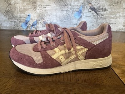 Women's Asics Lyte Classic Pink Port Royal White Athletic Running Shoes Size 9