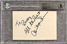 CHRIS PENN Signed Autograph 4x6 INDEX CARD Reservoir Dogs FOOTLOOSE 1984 BECKETT CHRIS PENN Signed Autograph 4x6 INDEX CARD Reservoir Dogs FOOTLOOSE 1984 BECKETT