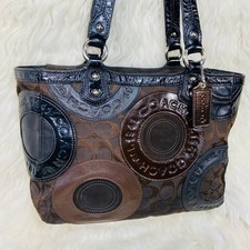 Borsa Coach Circle Mosaico Patchwork Est West