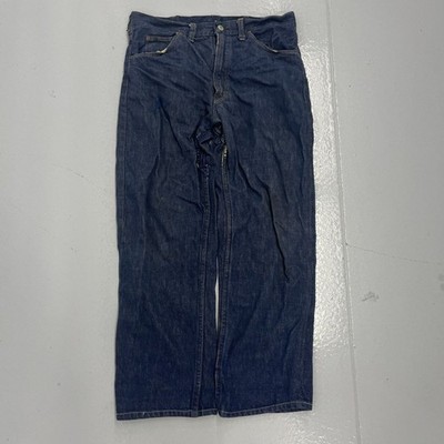 Vintage 50s Penney Foremost Dark Selvedge Jeans 30x26 1950s True Vintage