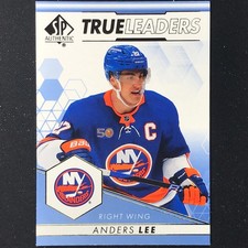 2022-23 SP Authentic NHL ANDERS LEE True Leaders Blue #24