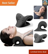 Ergonomic Neck and Shoulder Relaxer - Cervical Traction Device for Pain Relief