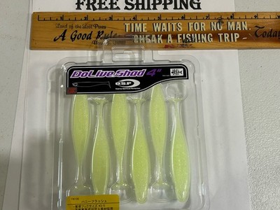 OSP Soft Lure Dolive Shad 4 Inches TW-126 HONEY FLASH FREE SHIPPING