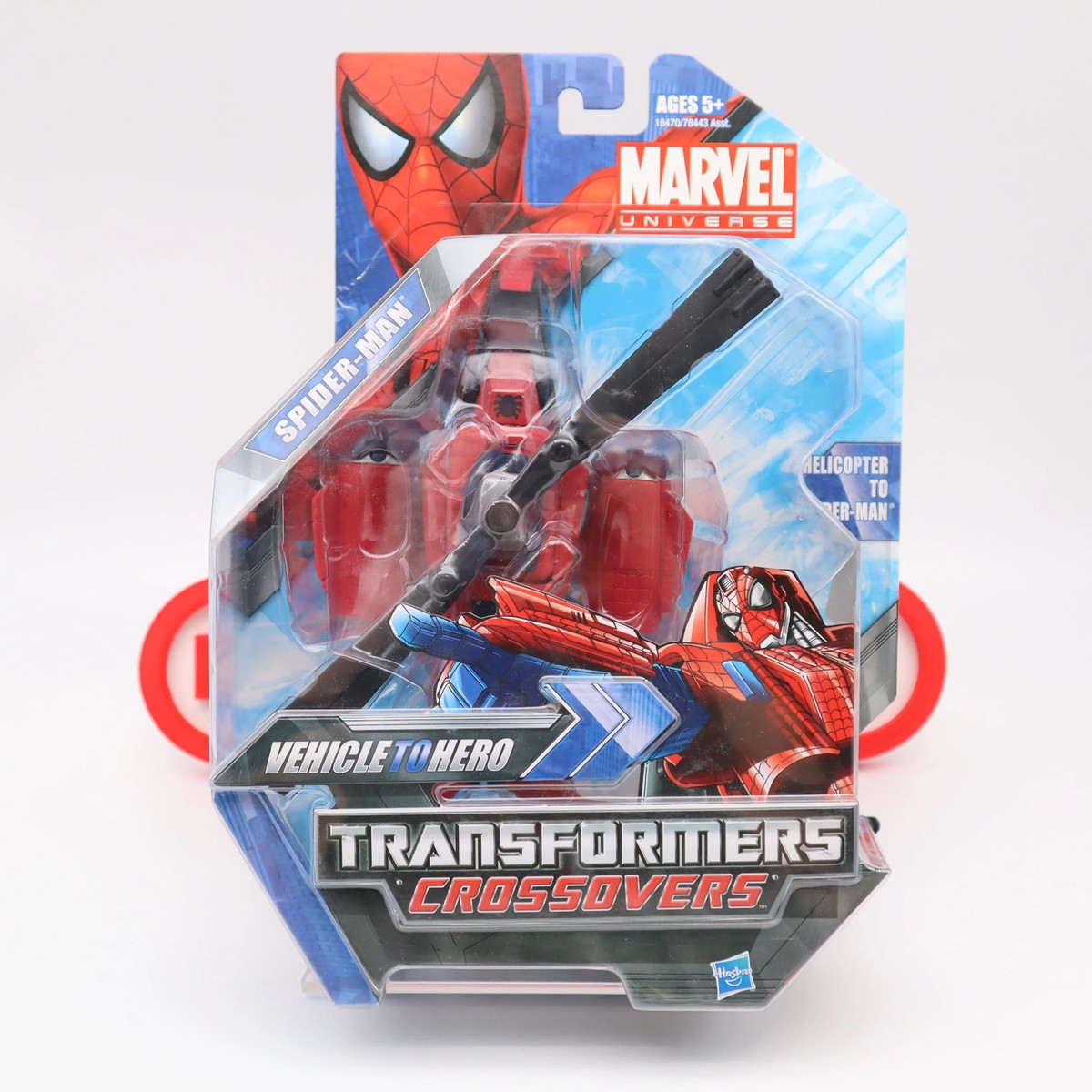 HELICOPTER TO SPIDER-MAN - MARVEL TRANSFORMERS CROSSOVERS FIGURE