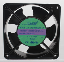 NEW KAKU 120mm 110/120V AC 50/60Hz 0.12/0.11A 2 Wire Fan, KA1238HA1SAT