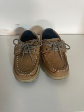 Sperry Lanyard Boat Shoe - Kids' SIZE 7 M IN THE COLOR TAN