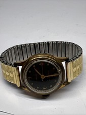 Gents 1950s Gold Plated Ingersol Triump Wrist Watch -