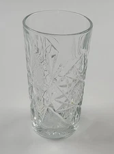 VTG LIBBEY GLASS CO. 16 oz. HOBSTAR HIGHBALL ICED TEA WATER TUMBLER 6 1/8" Heavy