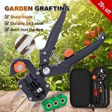 Garden Tree Grafting Knife Pruning Pruner Shears Snip Scissors Cutting Tool Kit
