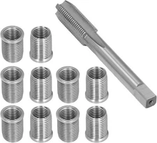 Spark Plug Thread Repair kit, helicoil M10x1.25 Bolt M12x1.25 Tap 