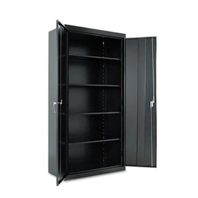 #ad #ad Alera Assembled 72quot; High Storage Cabinet W adjustable Shelves 36w X 18d Black $851.05