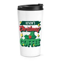 Personalisiert Weihnachten Kaffee Reise Becher Tasse Mum Dad Schwester Oma Opa