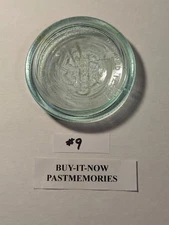 VINTAGE CANNING JAR COVER / LID, "TRADEMARK MASONS IMPROVED" REG. 1871 , LOT #9