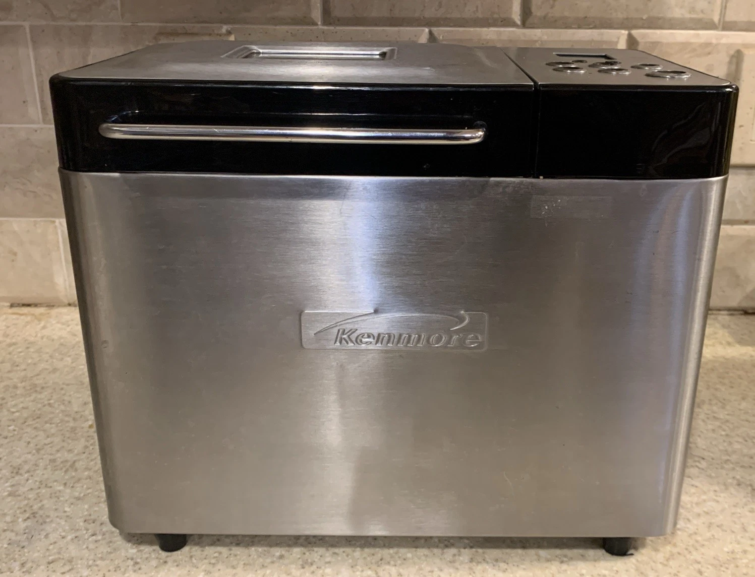 Kenmore Breadmaker 2-lb Bread Machine Stainless Steel Model 100.1293480A
Opens in a new window or ta