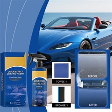 Quick Effect Coating Agent Set 120ML Multi-Functional Ceramic Car Coating Spray