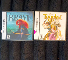 Disney Nintendo DS Brave & Tangled Video Game Lot 2 E10+ Everyone 10+