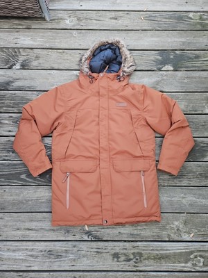 Columbia South Canyon Long Down 650 Parka Insulated Coat Mens Large Omni Heat