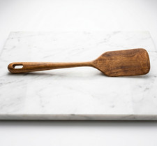 Acacia Wood Spatula Handmade Wooden Turner Kitchen Utensil Non-Stick Safe