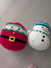 Soft Christmas Teddy Cushion