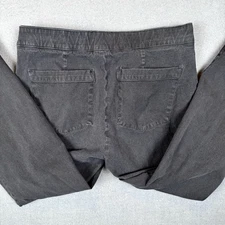 Spanx Womens Medium Black On-the-Go Polished Kick Flare Pants 20367Q