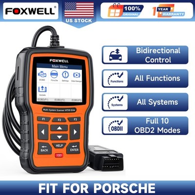 FOXWELL NT510 Elite For Porsche OBD2 Bidirectional All System Diagnostic Scanner
