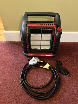 #ad Mr Heater 18000 Btu Big Buddy Portable Propane Heater W HOSE 🔥🔥 6v Fan Model $135.00
