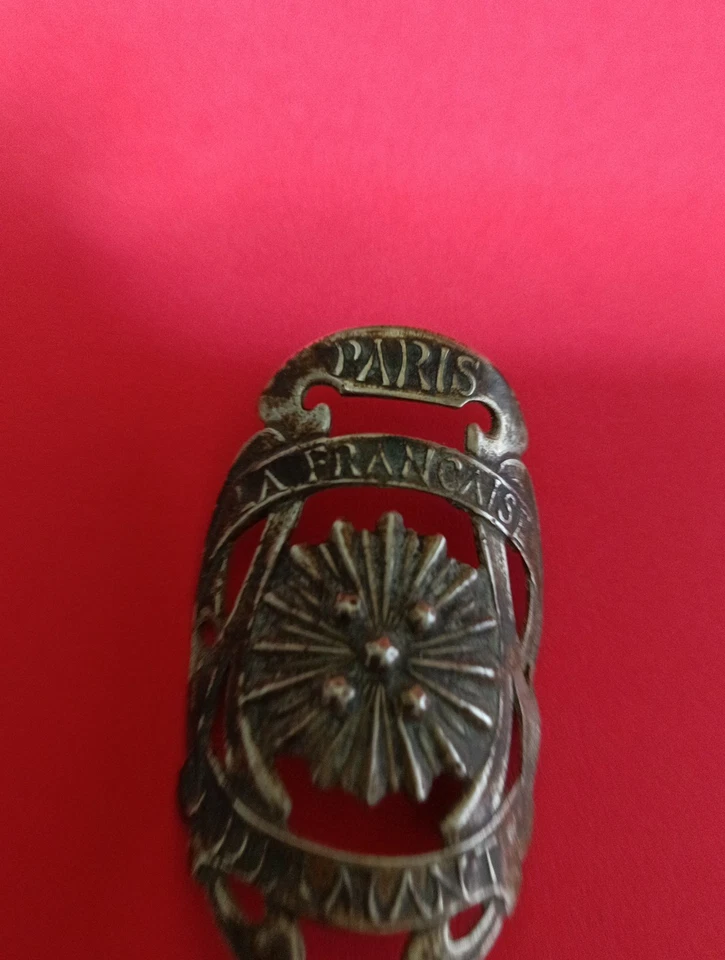 PLAQUE DE VELO ANCIENNE LA FRANCAISE DIAMANT PARIS - Photo 2/4