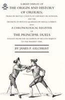 James P. Gilchrist (U. A.) | Brief Display Of The Origin And History Of...