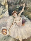Hand Painted Replica “Star Of The Ballet” By Degas. Medium Canvas 29”x38”. — photo 3