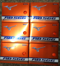 NEW SIX 6 DOZEN 72 BALLS MIZUNO RB 566 GOLF BALLS, NO LOGOS, ORANGE