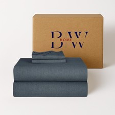 Briarwood Home  Heather Flannel Sheet Set, 100 Organic Cotton, Six-Fold Brush...