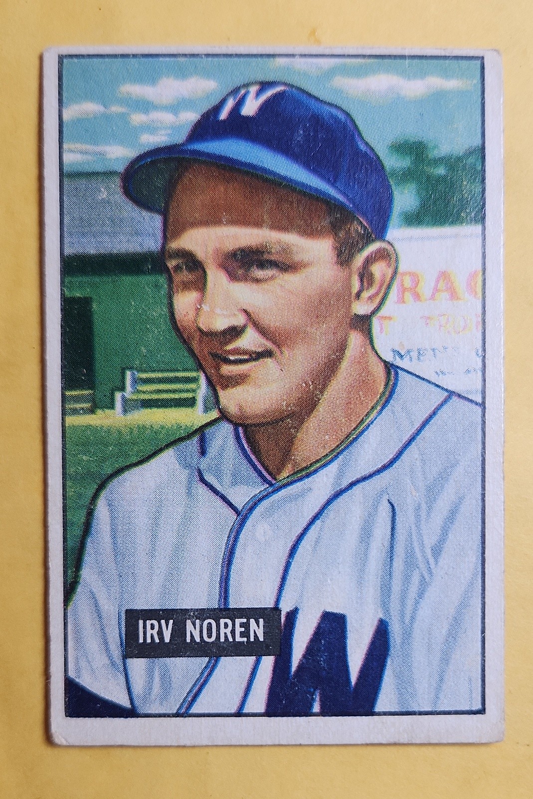 Irv Noren #241 Baseball Cards 1951 Bowman trading card — raw and PSA graded price guide
