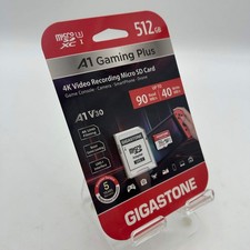 Gigastone 512GB MicroSD Card A1 Gaming Plus A1V30 - Brand New