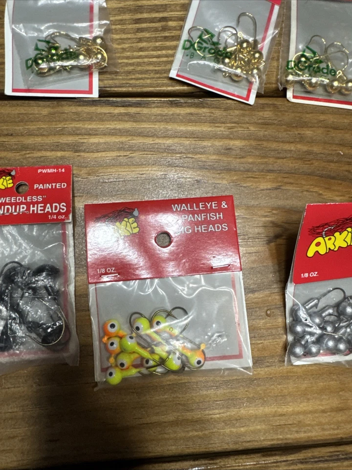 Arkie джиг головки выбрать размер ~ типы ~ цвета Бесплатная доставка (2 упаковки = 20 джигов) - Изображение 2 из 4