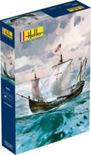 KIT MODELLINO BARCA NAVE CARAVELLA STATICO HELLER PINTA MODELLISMO SCALA 1:75