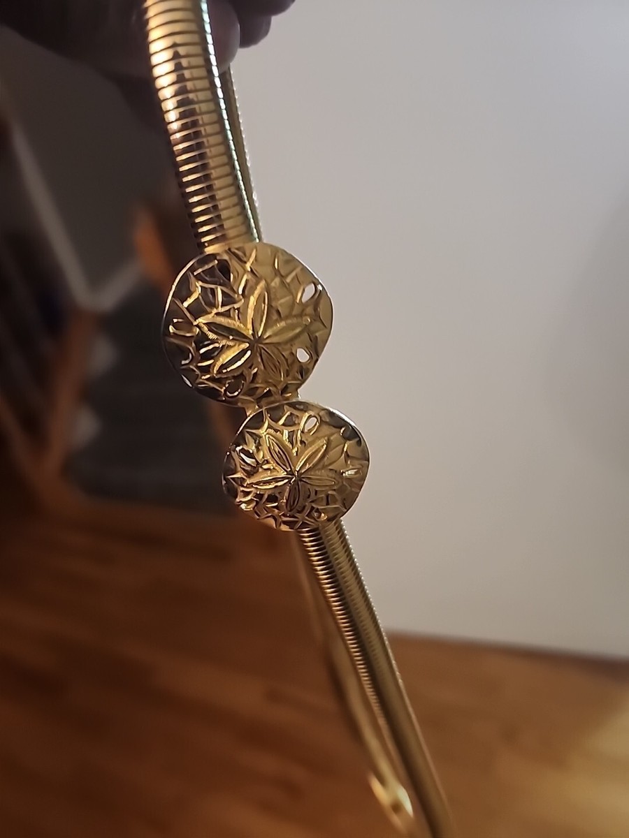 Dotty Smith Gold Skinny Snake Pattern Hook Eye 30 display picture 1