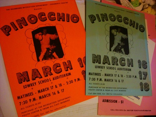 Vintage Theatre Poster Lot(5) Dearborn Recreation Department Children's Theatre - Picture 3 of 3