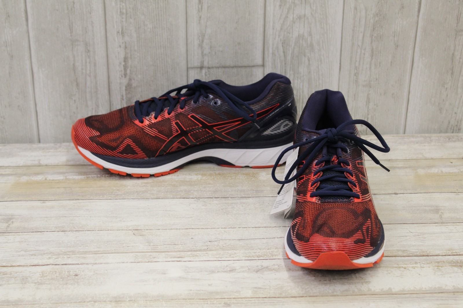ASICS GEL-Nimbus 19 Running Shoes - Men's Size10.5 - Navy/Red/White ASICS GEL-Nimbus 19 Running Shoes - Men's Size10.5 - Navy/Red/White