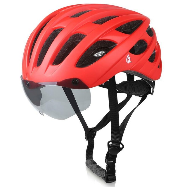 bike helmet with magnetic visor