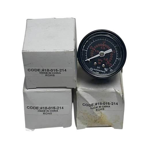 3 NORGREN 18-015-214 / 18015214 MANOMETER 0-30PSI 1/8'' NPT GEWINDE NSMP - Bild 1 von 4