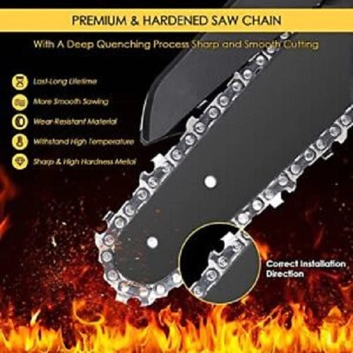 Mellif Mini Chainsaw 6 Inch for Dewalt 20V MAX Battery and Case Bare Tool Only - Image 3 of 4