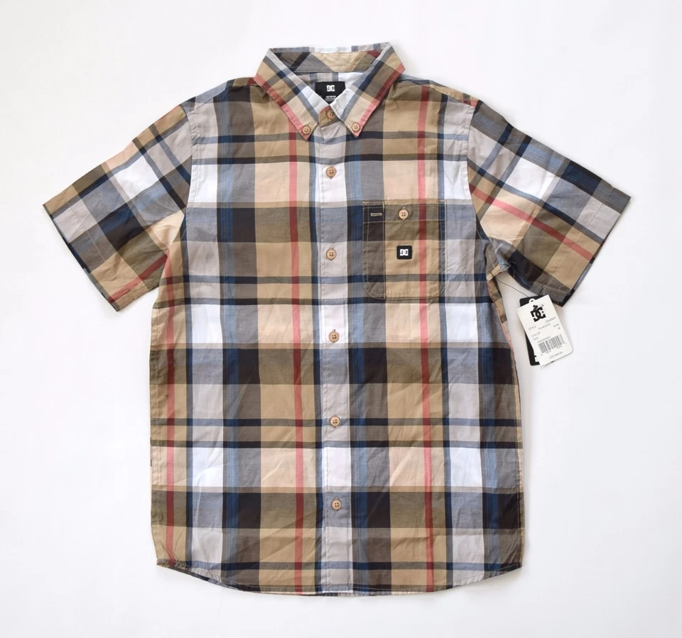 Camisa DC Shoes Juvenil Dylan Manga Corta - Caqui Talla M Foto 3 de 4