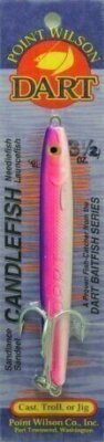 Point Wilson Dart Candlefish Jig - C10 / 22/35 / 47/60 (Blue Pearl - 6 oz.)