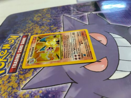 1999 Pokémon Charizard Base Set HOLO BLEED REVERSE HOLO Misprint Error 4/102 🔥 - Picture 3 of 12
