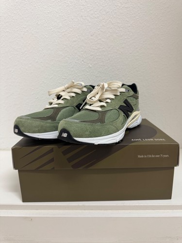 Size 10 - New Balance 990v3 Made In USA x JJJJound Olive 2022 Replacement Box - Picture 2 of 5