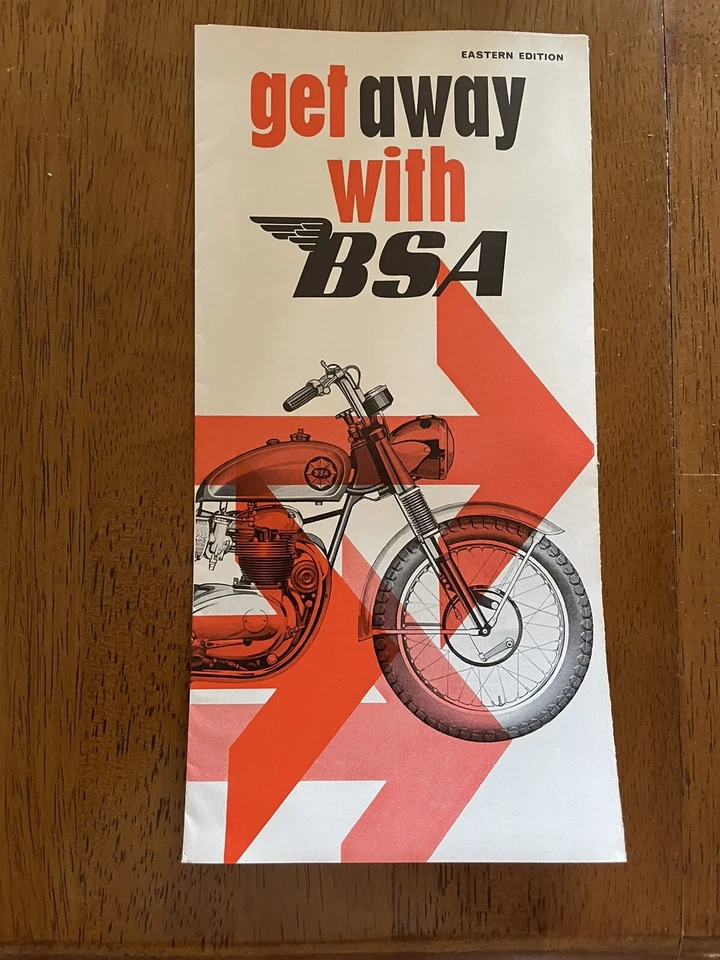 BSA Vintage Motorcycle Workshop Manual And BSA Advertisement Foldout - Image 3 of 4