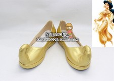 Aladdin Princess Jasmine Gold Shoes Cosplay Shoes