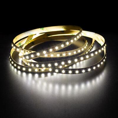 5m (500cm) LED Streifen Band Leiste 24V Neutral Weiß 4500K IP20 600LEDs 120LED/m