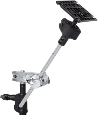 Universal Percussion Pad Mount with 15-Inch Boom Arm for Ultimate Versatility