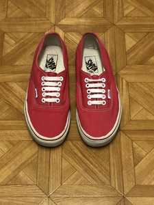 van red shoes